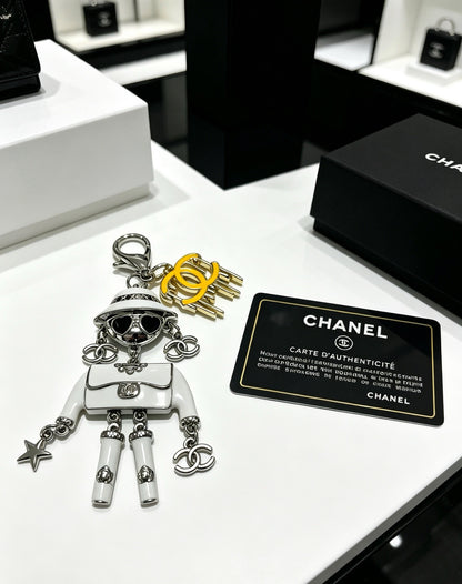 Chanel Vintage-Finish Keychain