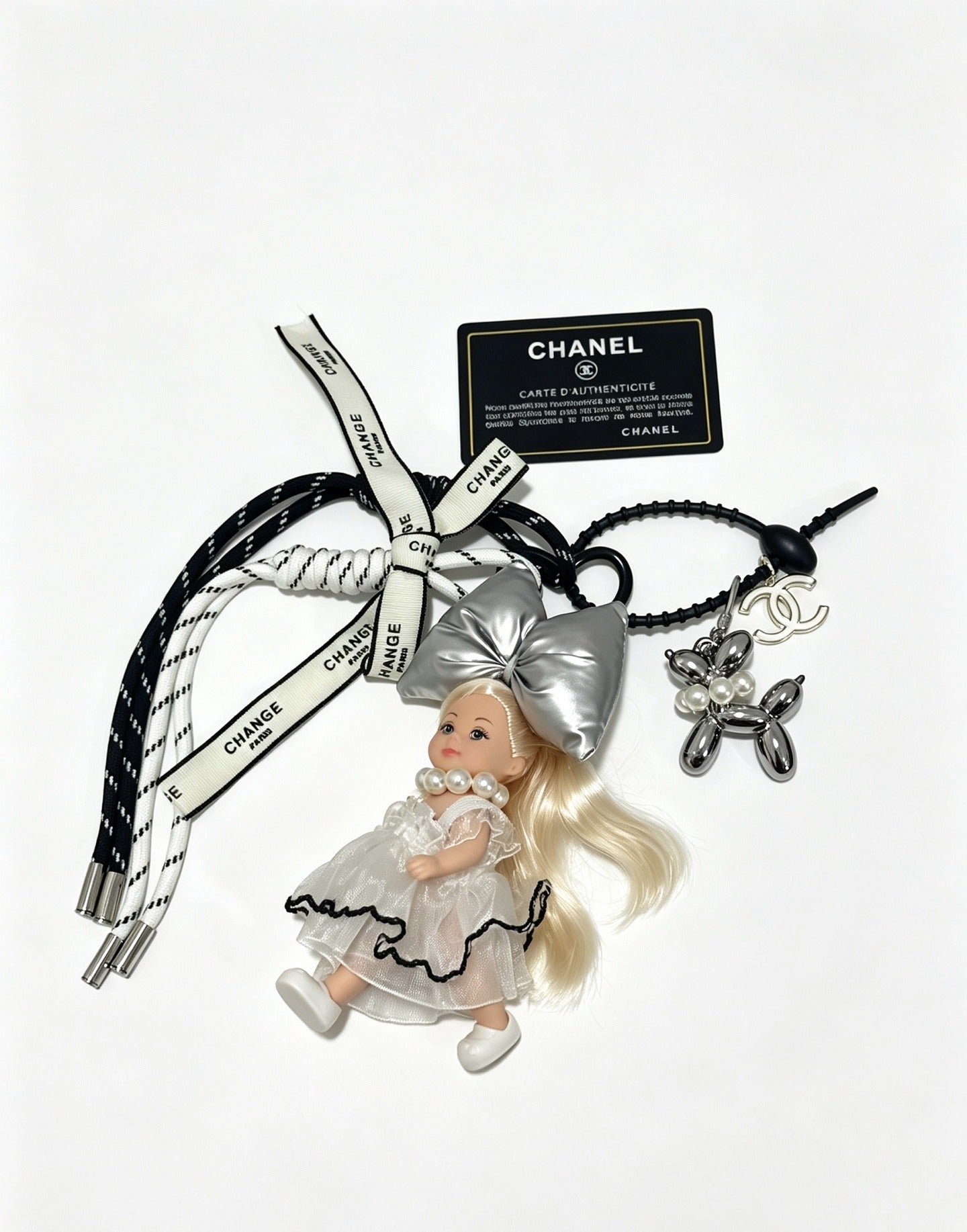 Chanel Vintage-Finish Keychain