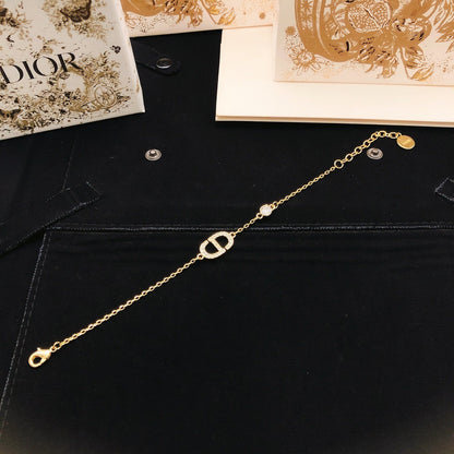 Dior Brass Solitaire Bracelet
