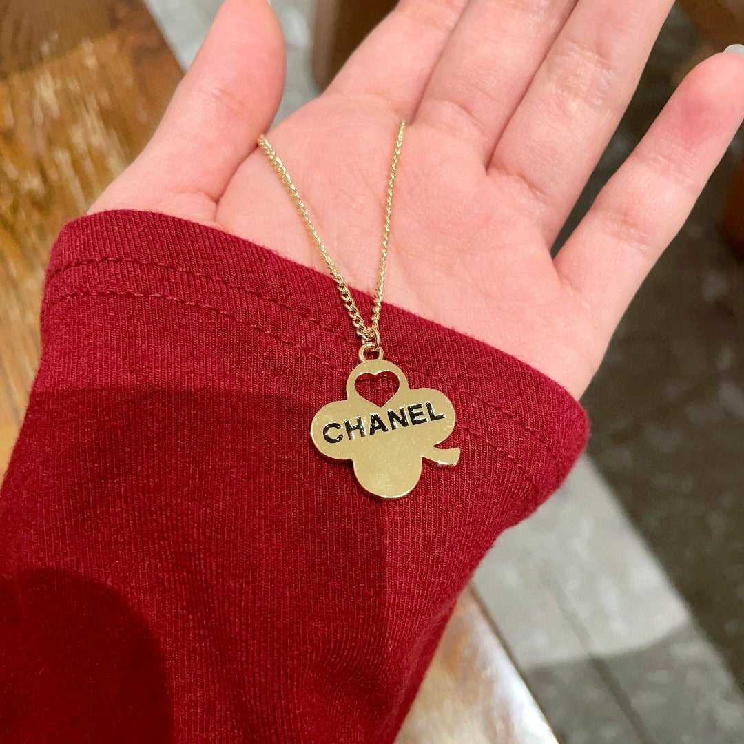 Chanel Logo Necklace
