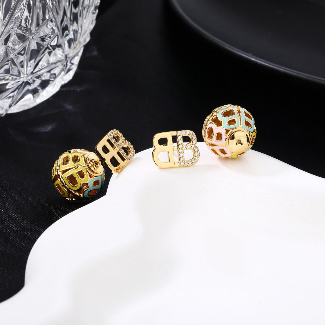 Balenciaga Brass Earrings
