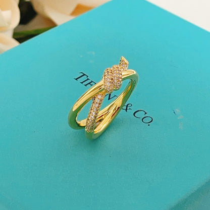 Tiffany & Co. Gold Brass Knot Ring