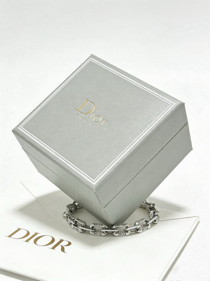 Dior Sterling Silver Chain Bracelet