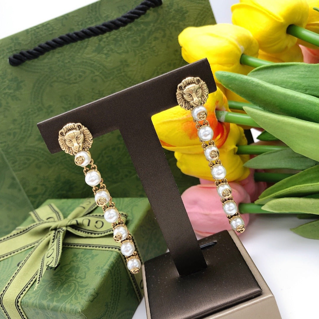 Gucci Vintage-Finish Earrings