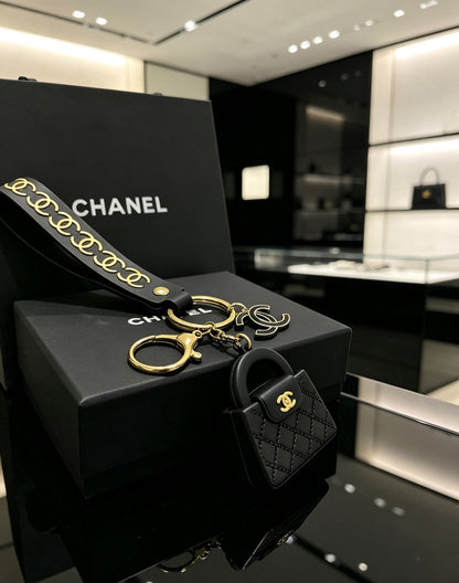 Chanel Vintage-Finish Keychain