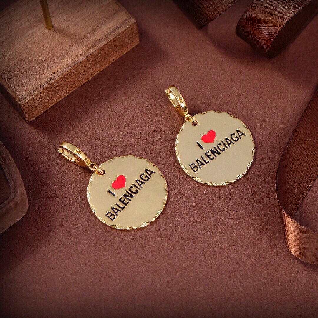 Balenciaga Brass Earrings