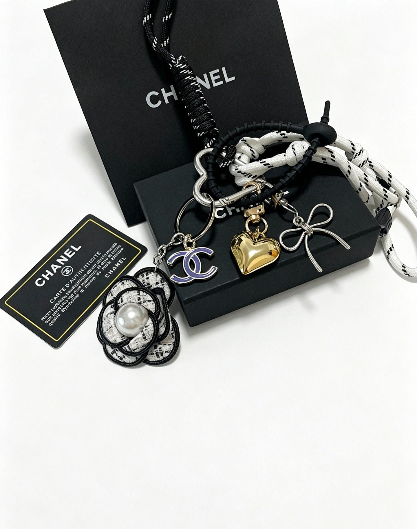 Chanel Vintage-Finish Keychain