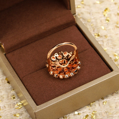 Unbranded Gold Sterling Silver Floral Ring