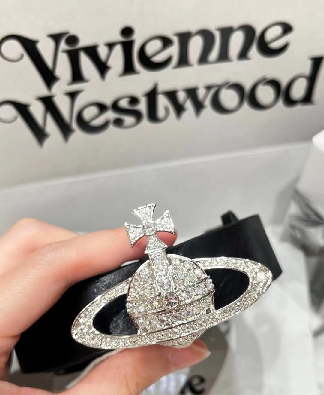 Vivienne Westwood Logo Brooch