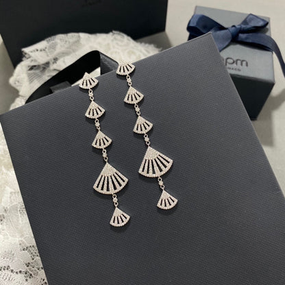 APM Monaco White Earrings