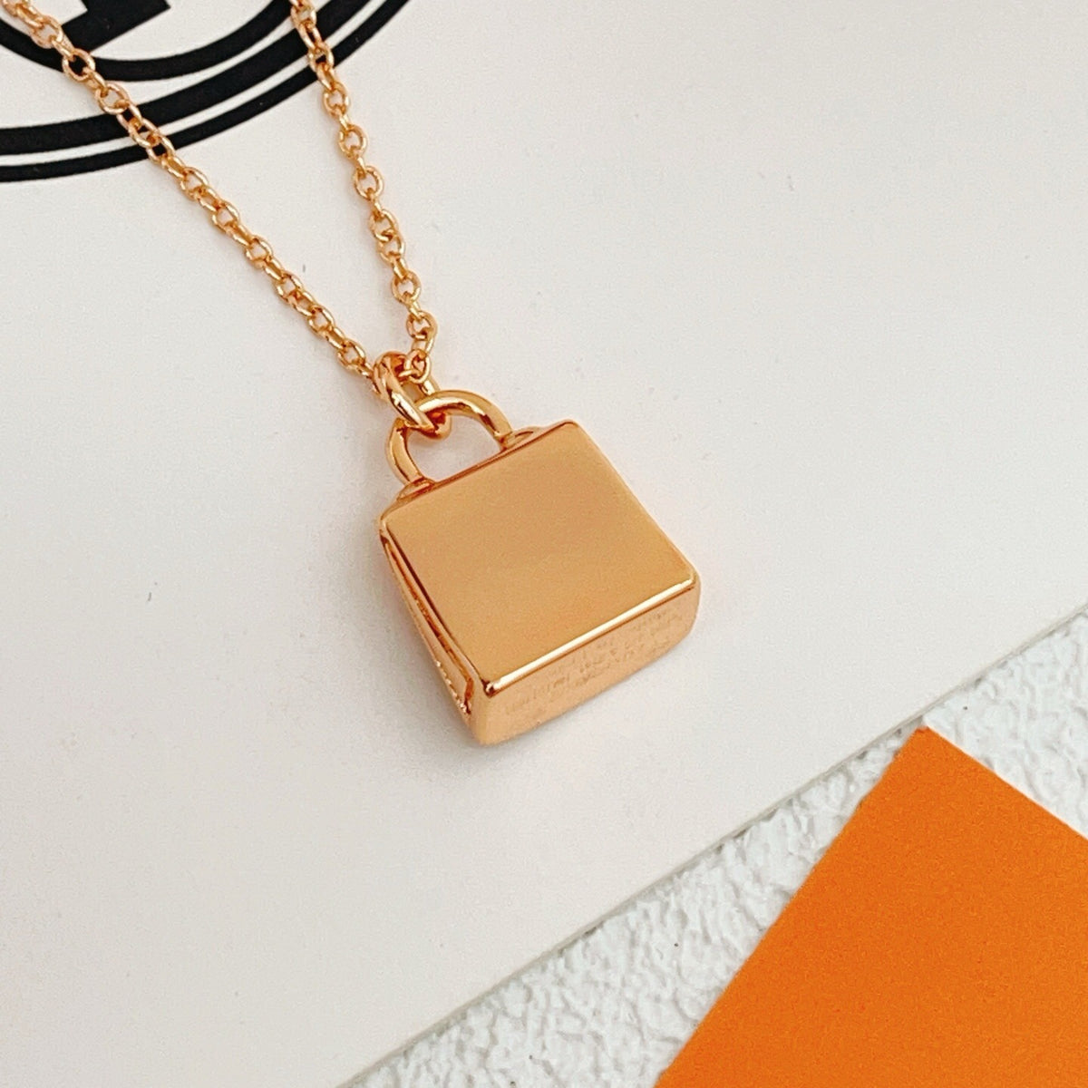 Hermes Brass Necklace