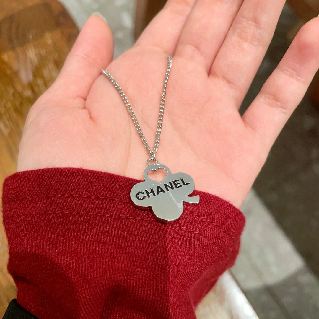 Chanel Logo Necklace