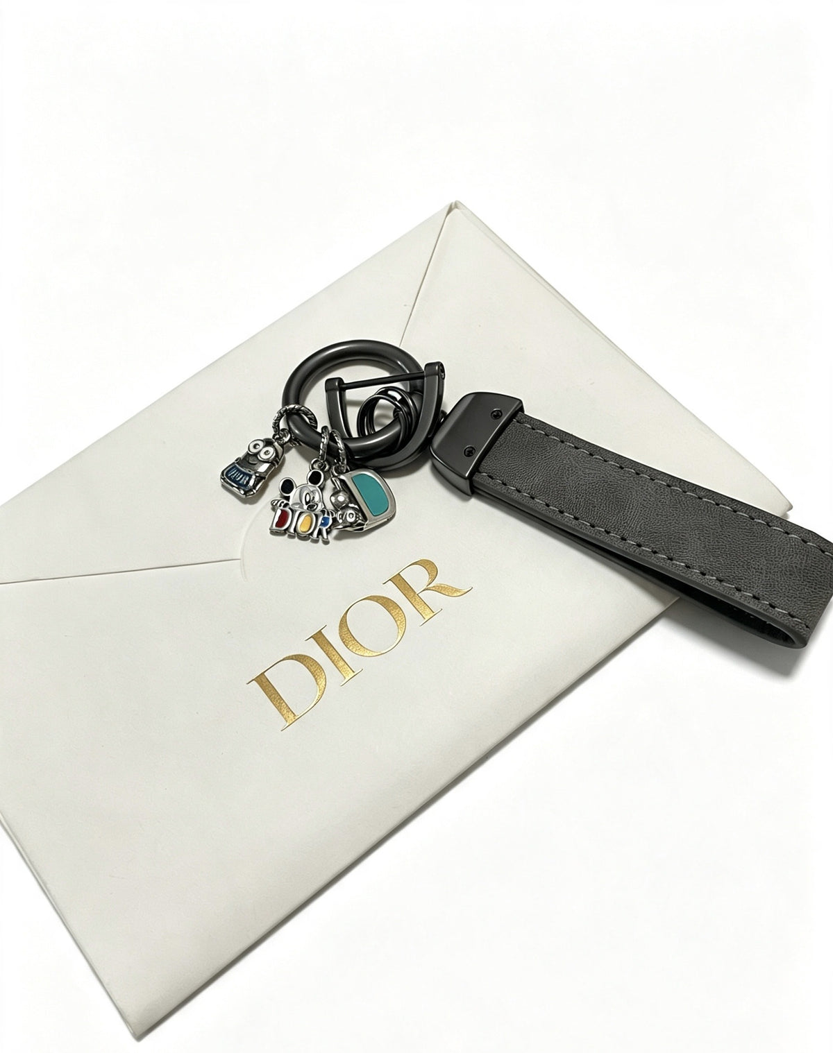 Dior Vintage-Finish Keychain