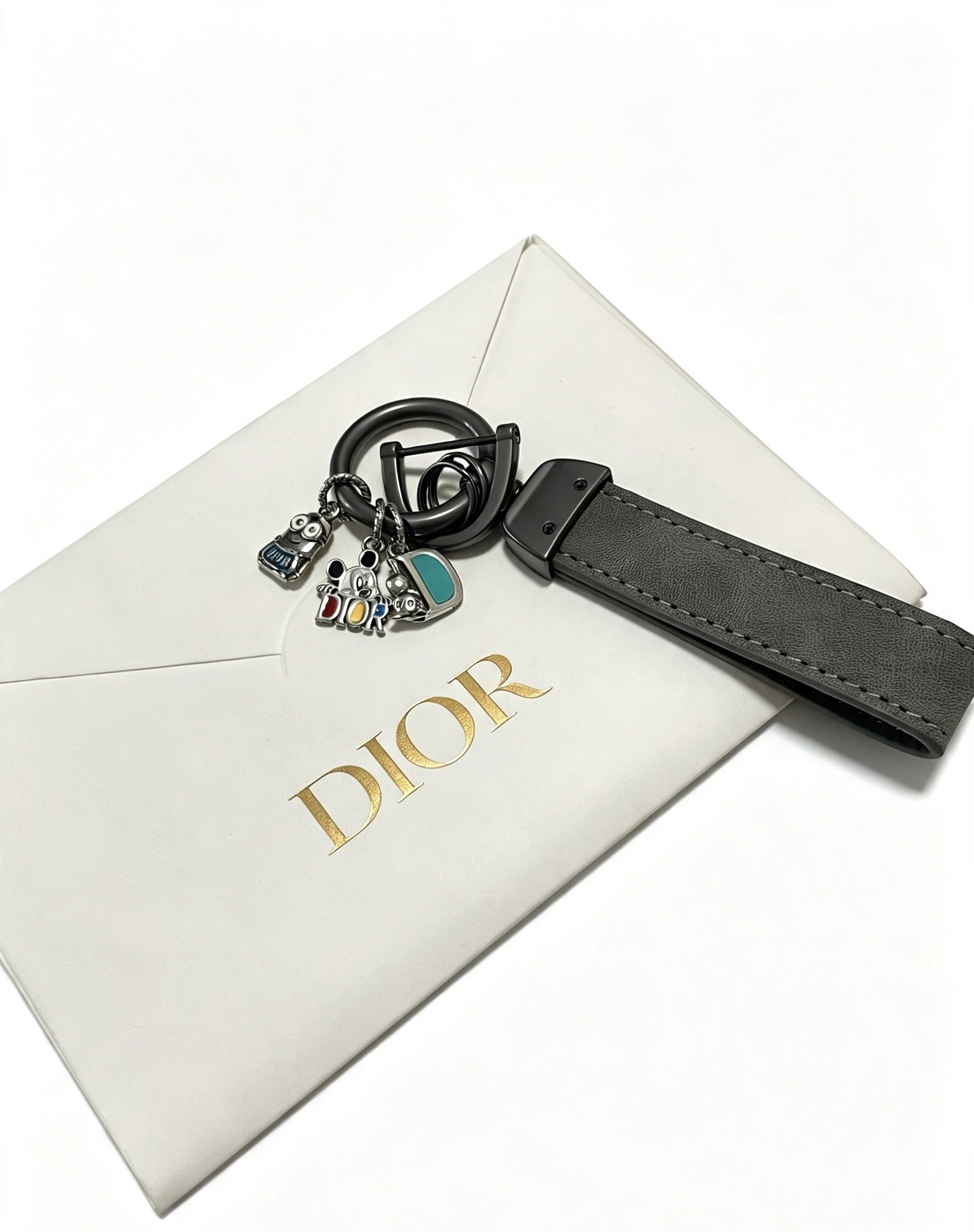 Dior Vintage-Finish Keychain