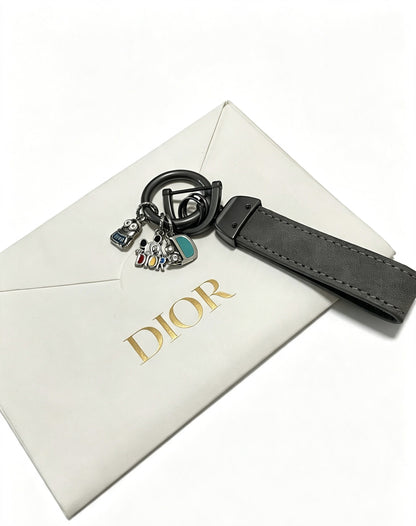 Dior Vintage-Finish Keychain