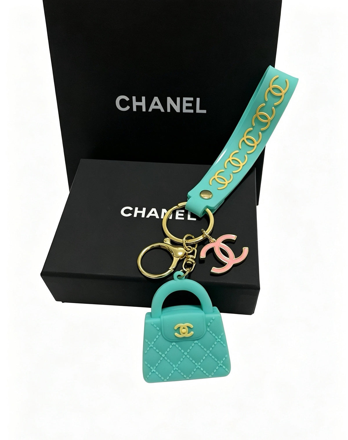 Chanel Vintage-Finish Keychain