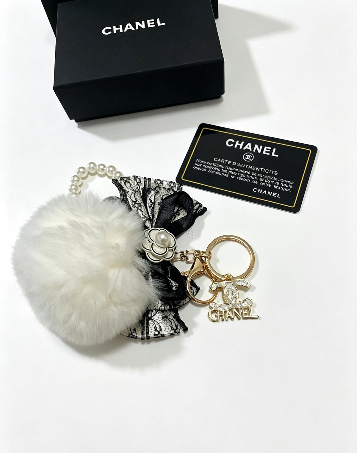 Chanel Vintage-Finish Keychain