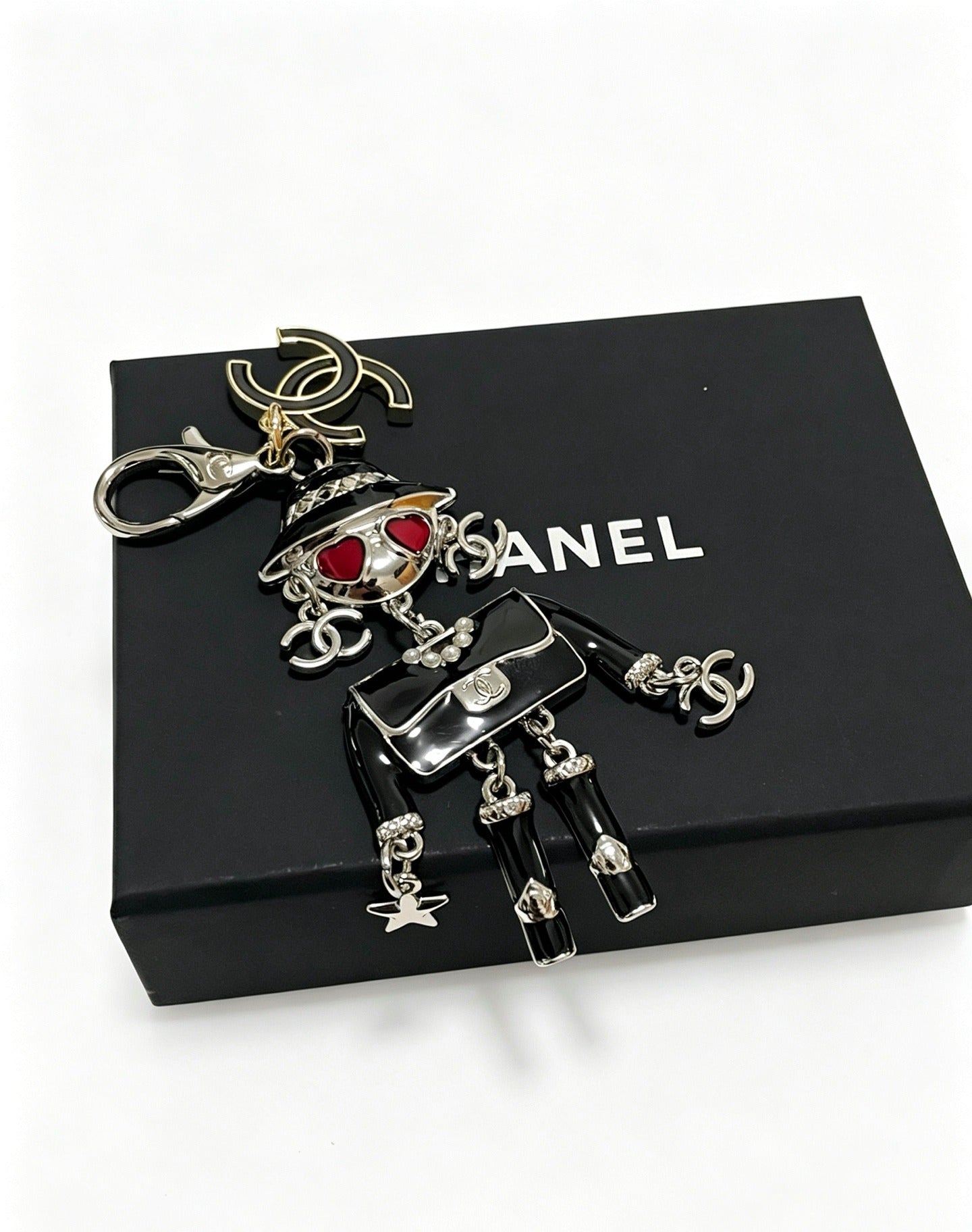 Chanel Vintage-Finish Keychain