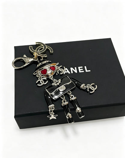 Chanel Vintage-Finish Keychain