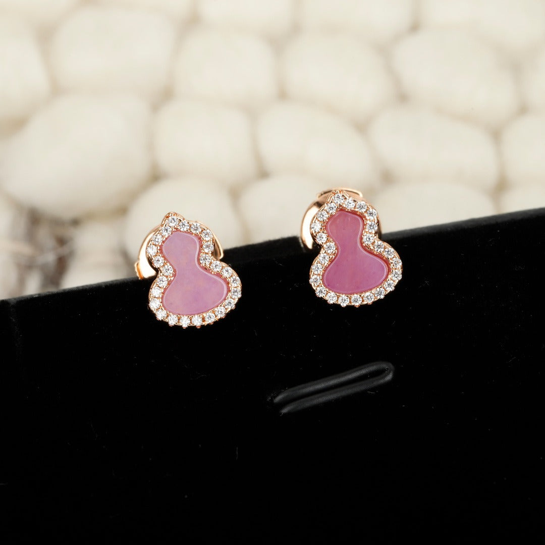 Qeelin Purple Earrings