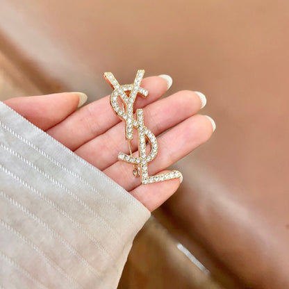 Saint Laurent Brooch