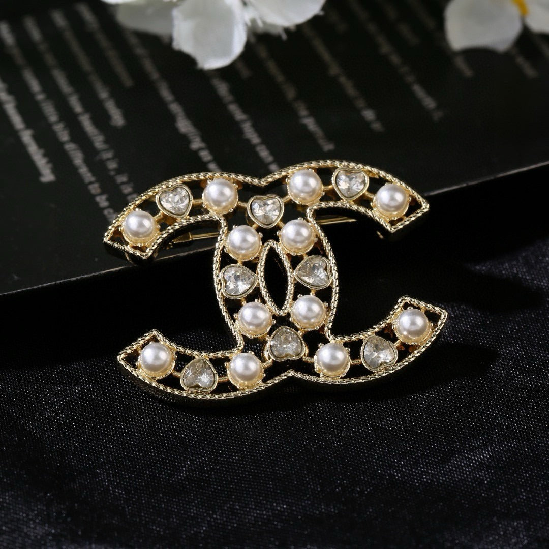 Chanel Heart Brooch