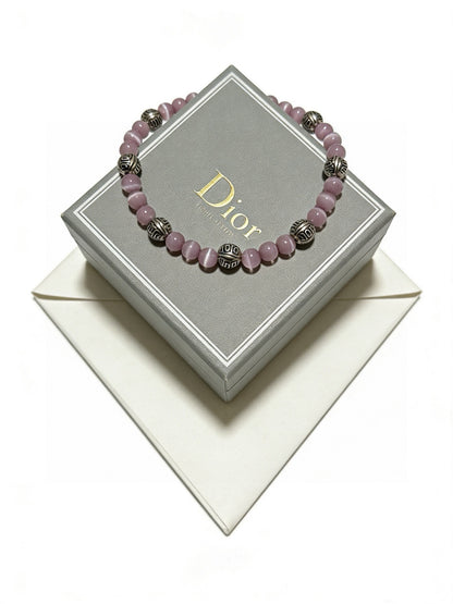 Dior Sterling Silver Vintage-Finish Bracelet