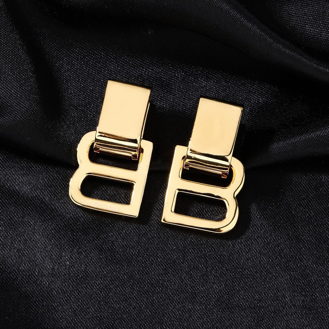 Balenciaga Brass Earrings