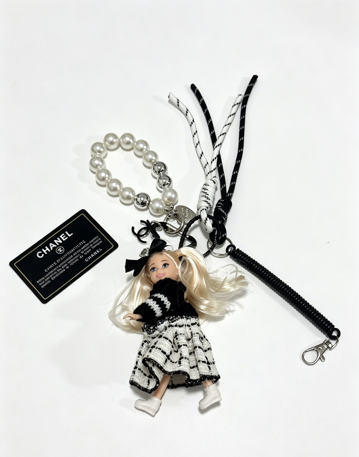 Chanel Vintage-Finish Keychain