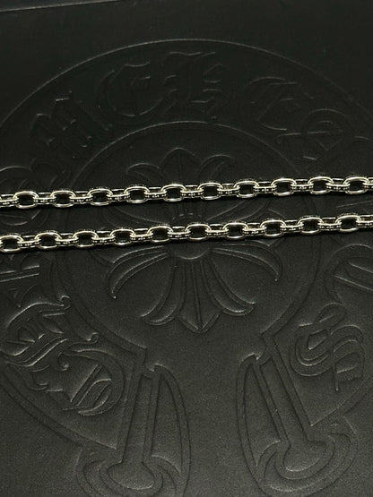 Chrome Hearts Sterling Silver Cross Necklace