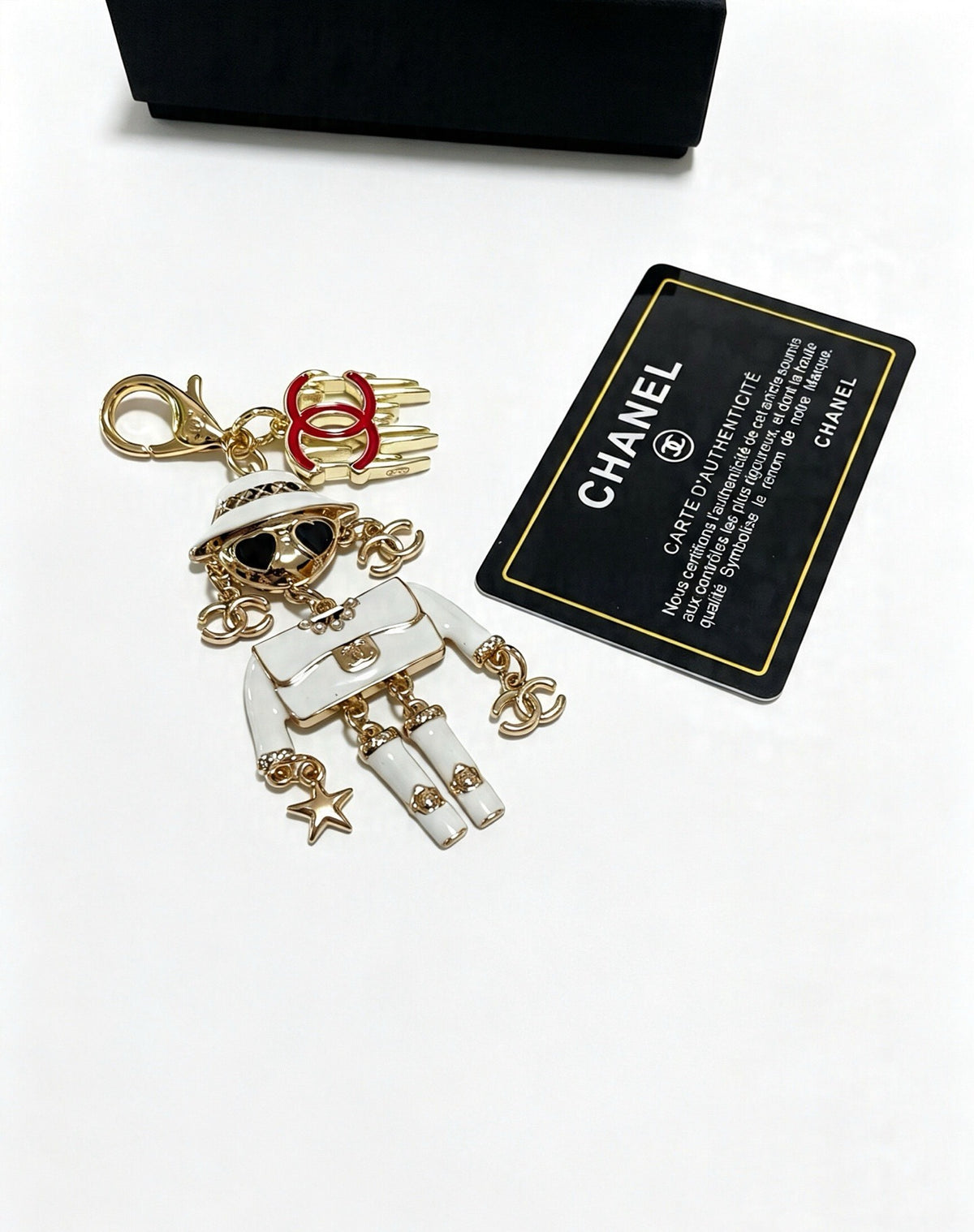 Chanel Vintage-Finish Keychain