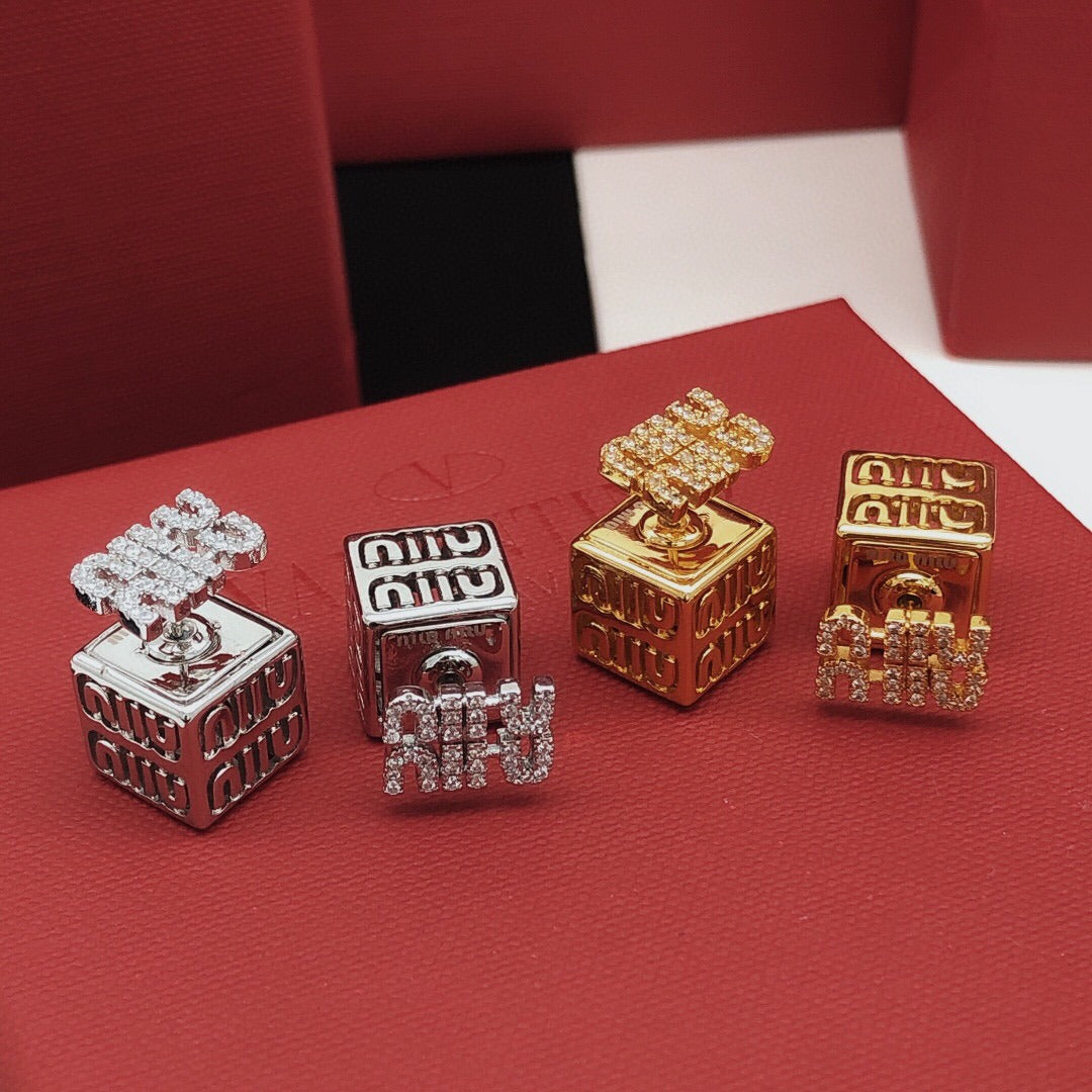 Miu Miu Brass Earrings