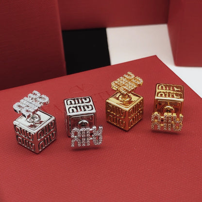 Miu Miu Brass Earrings