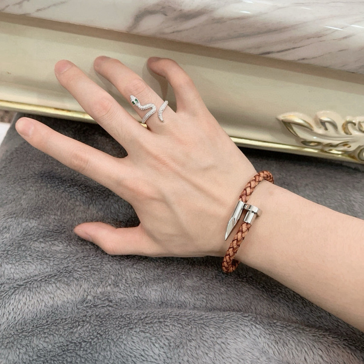 Cartier Leather Bracelet