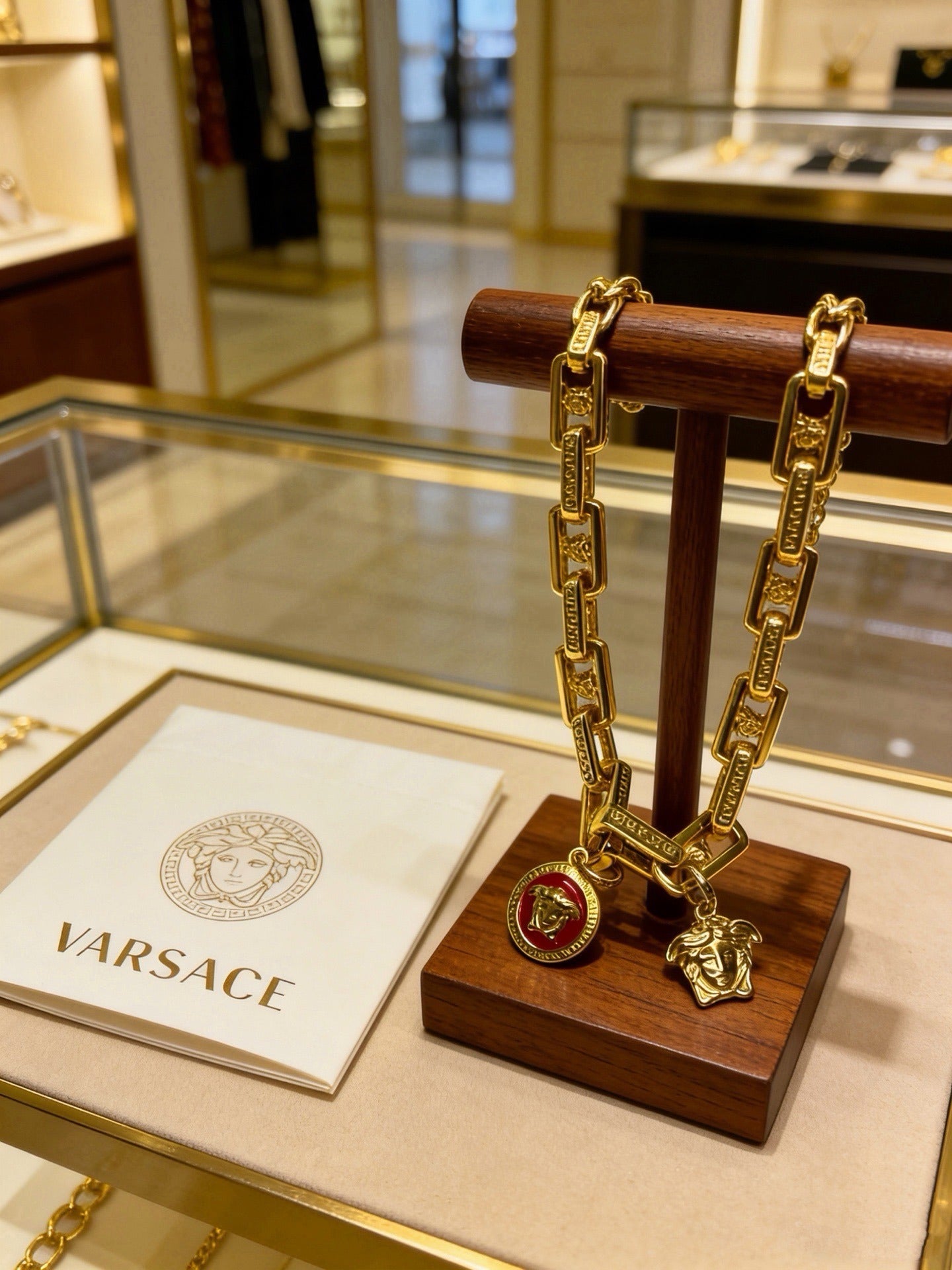 Versace Sterling Silver Chain Bracelet