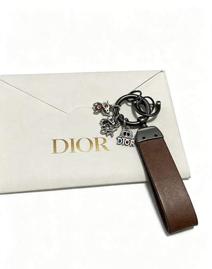 Dior Vintage-Finish Keychain