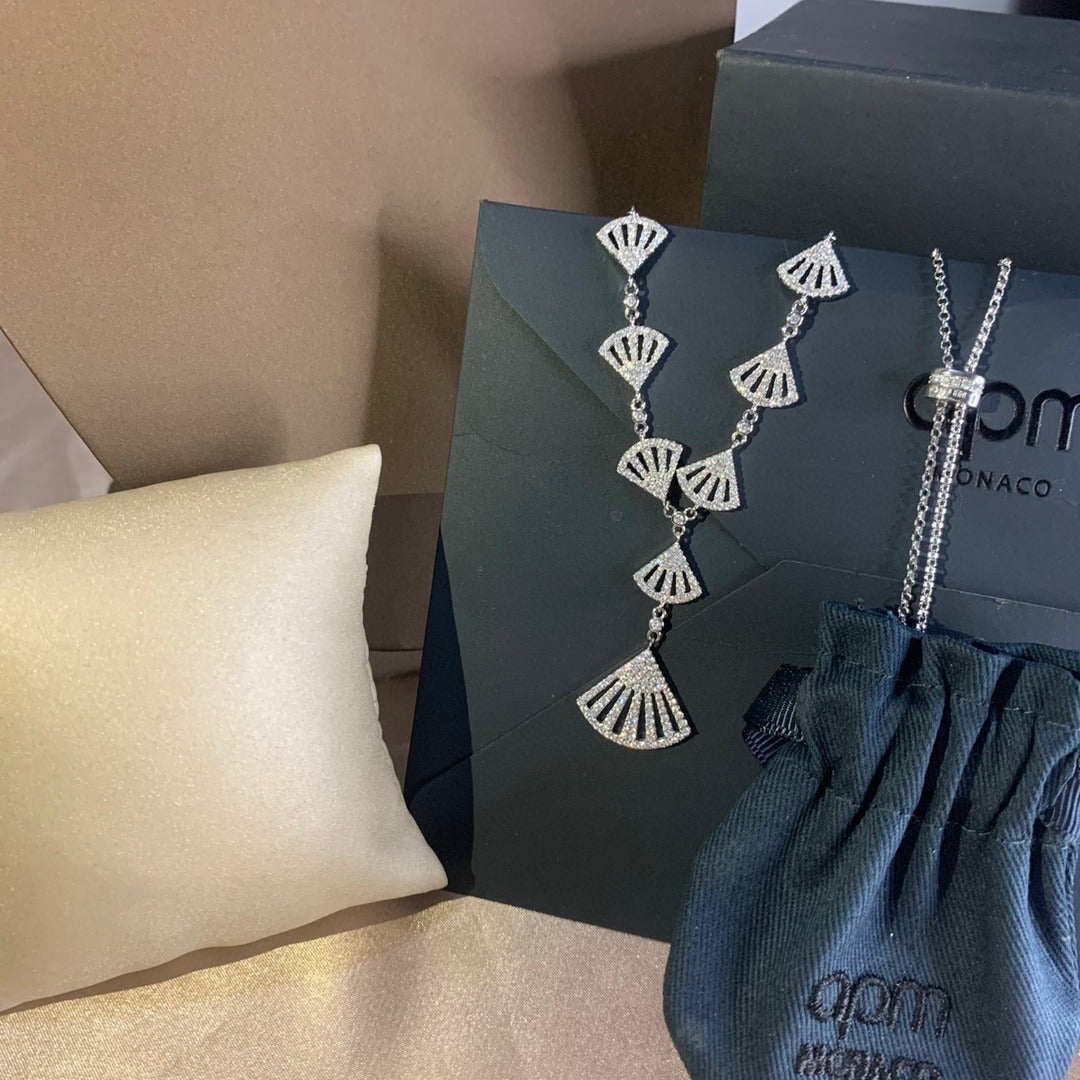 APM Monaco White Necklace