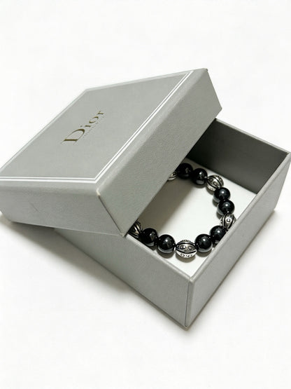 Dior Sterling Silver Vintage-Finish Bracelet