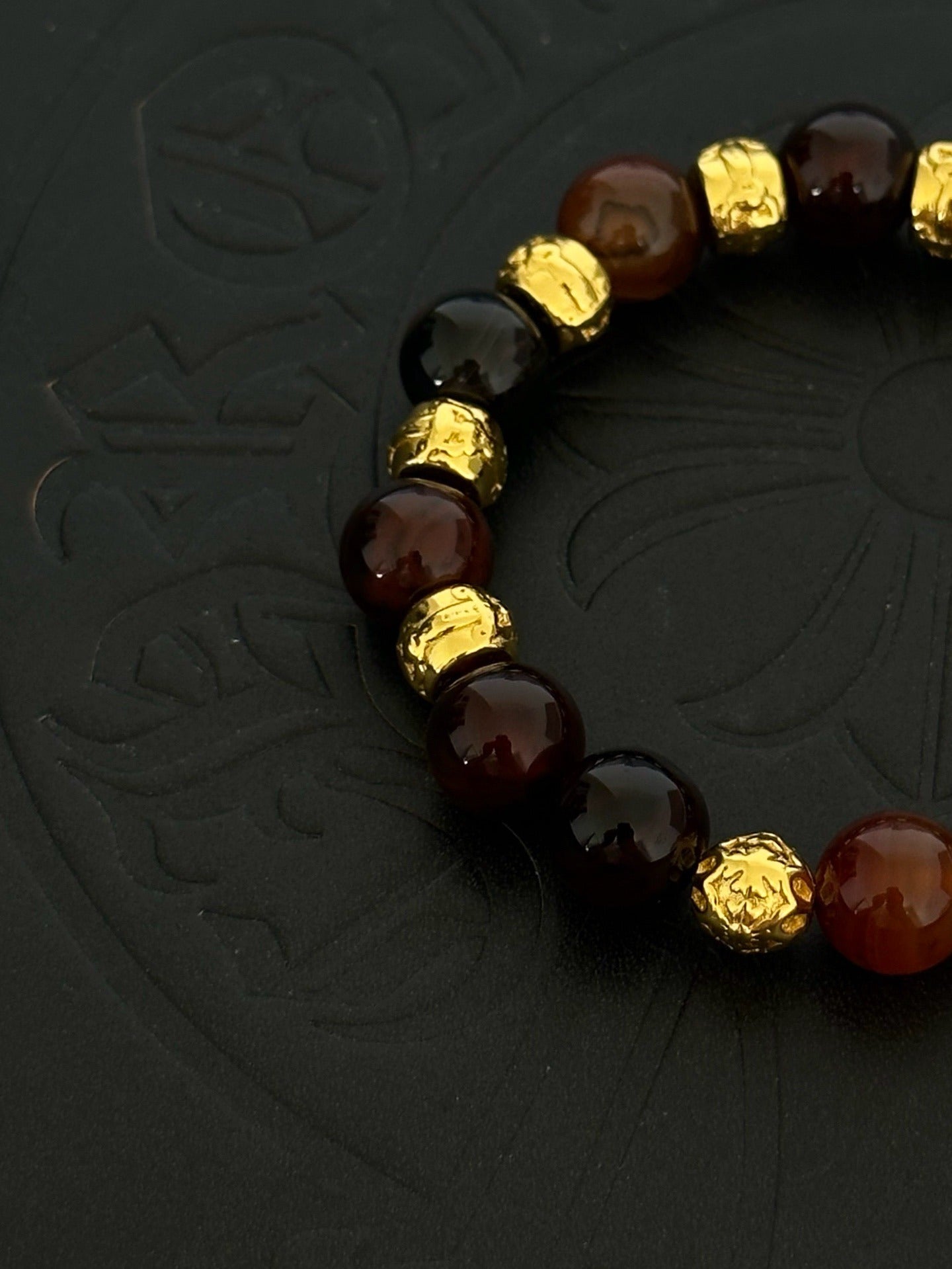 Chrome Hearts Sterling Silver Cross Bracelet