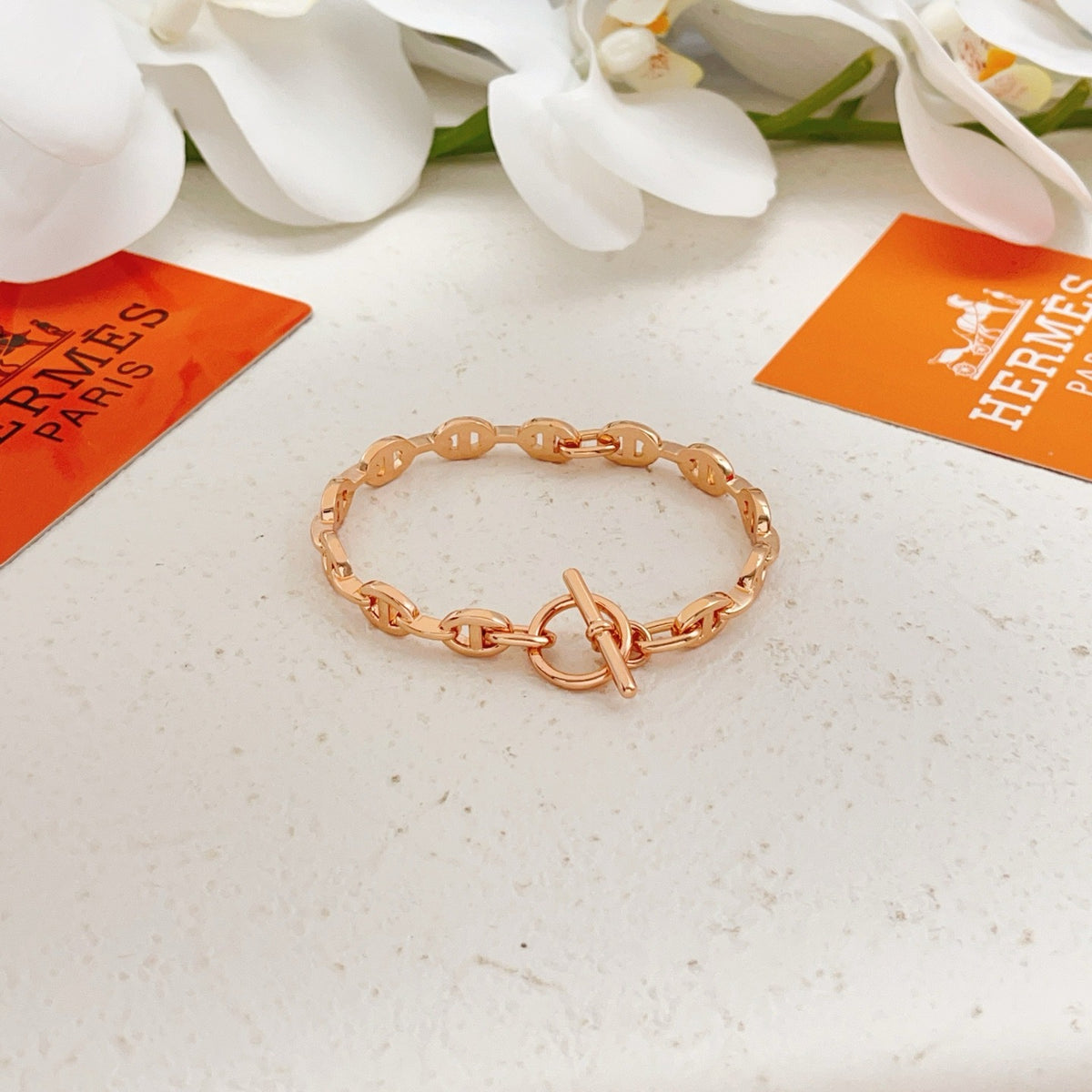 Hermes Brass Bracelet