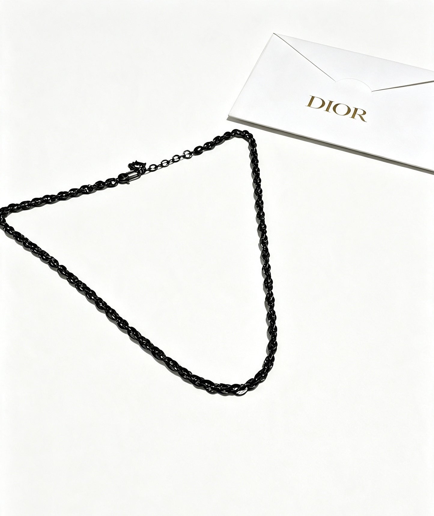 Dior Sterling Silver Chain Necklace
