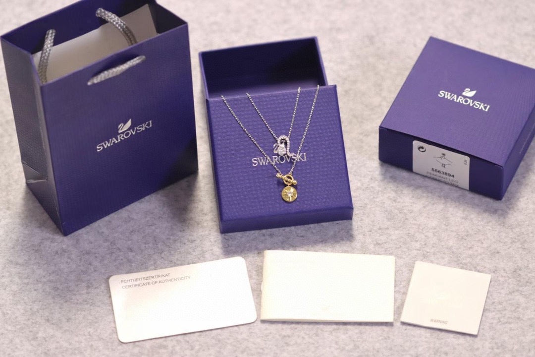 Swarovski White Crystal Necklace