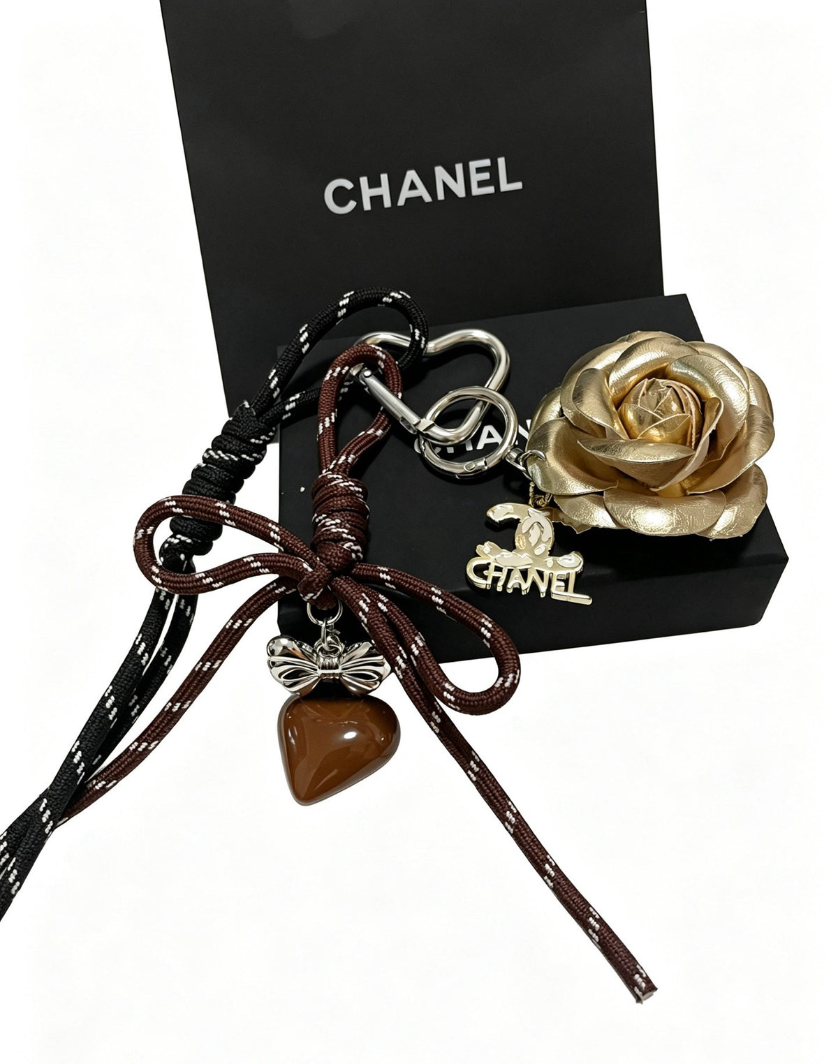 Chanel Vintage-Finish Keychain