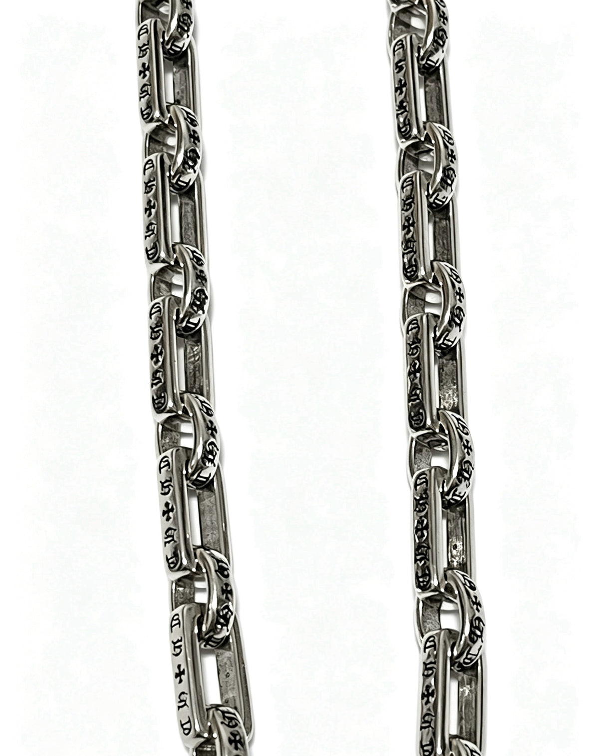 Chrome Hearts Sterling Silver Cross Necklace