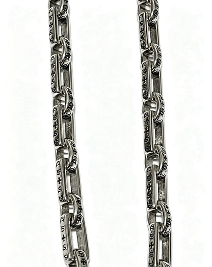 Chrome Hearts Sterling Silver Cross Necklace