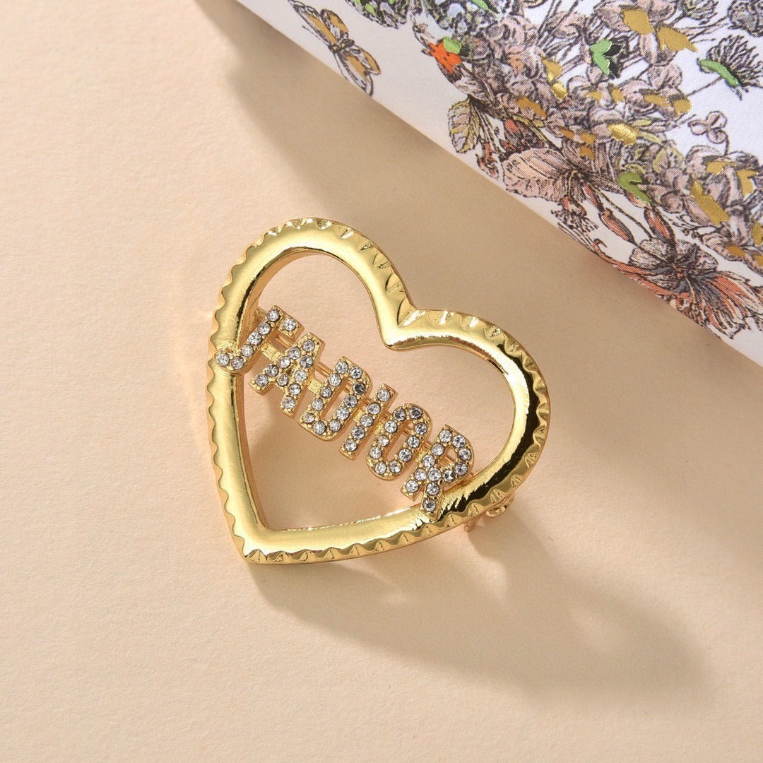 Dior Logo Brooch