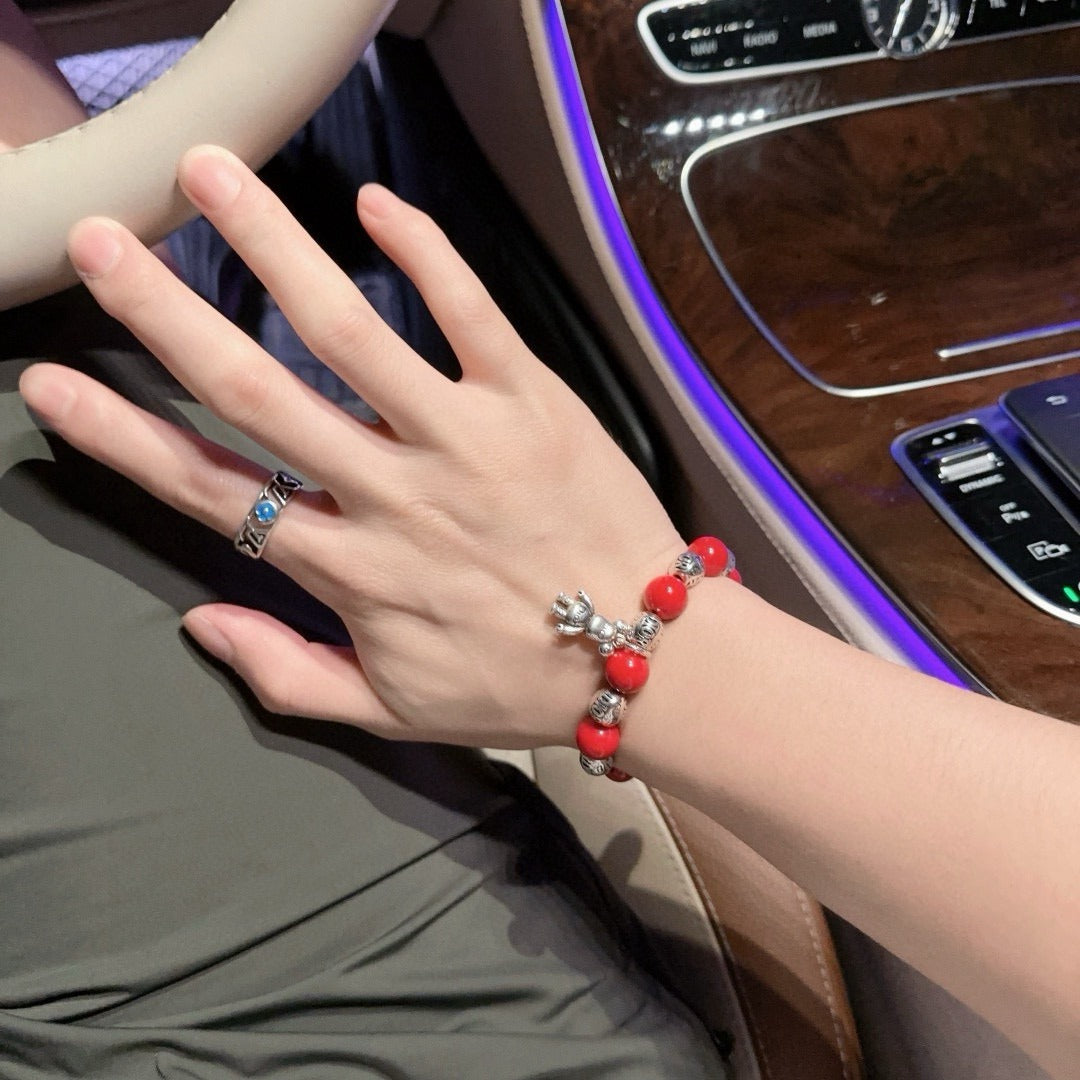 Dior Sterling Silver Vintage-Finish Bracelet