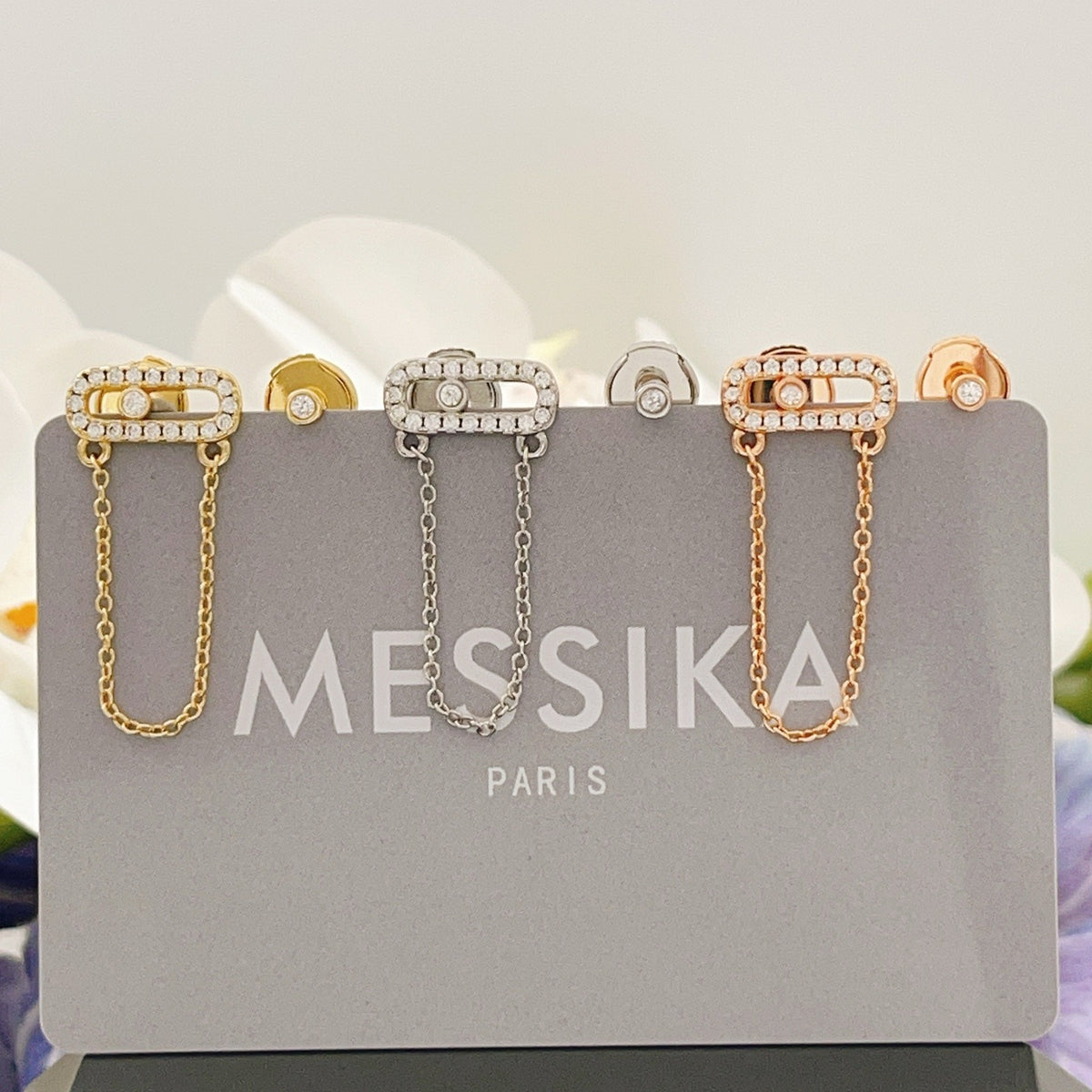 Messika Brass Tassel Earrings
