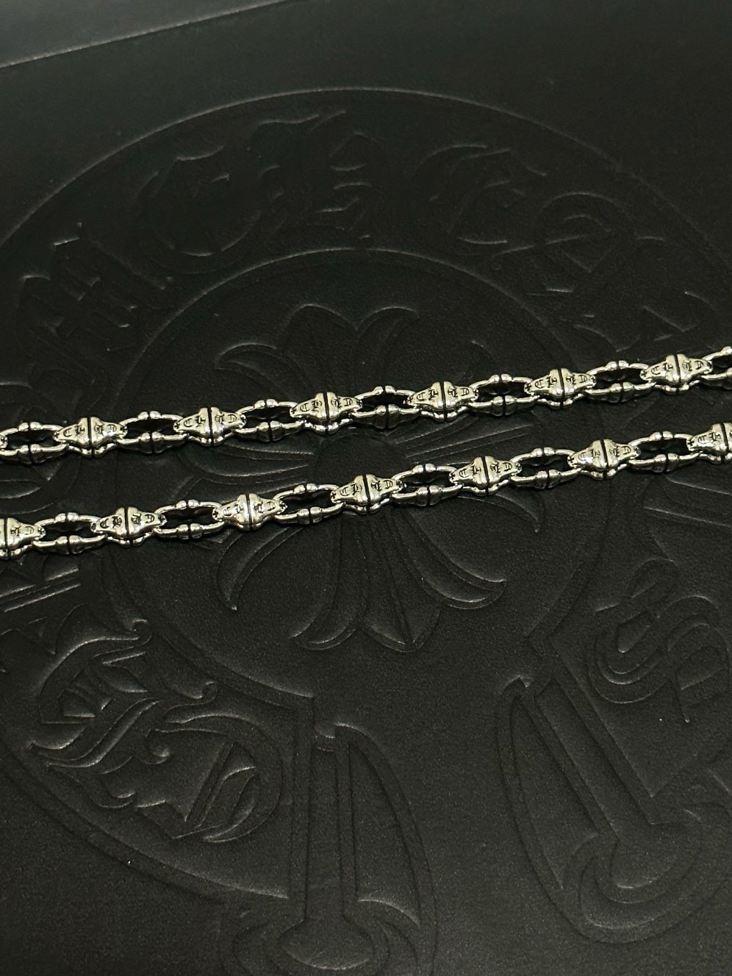 Chrome Hearts Sterling Silver Cross Necklace