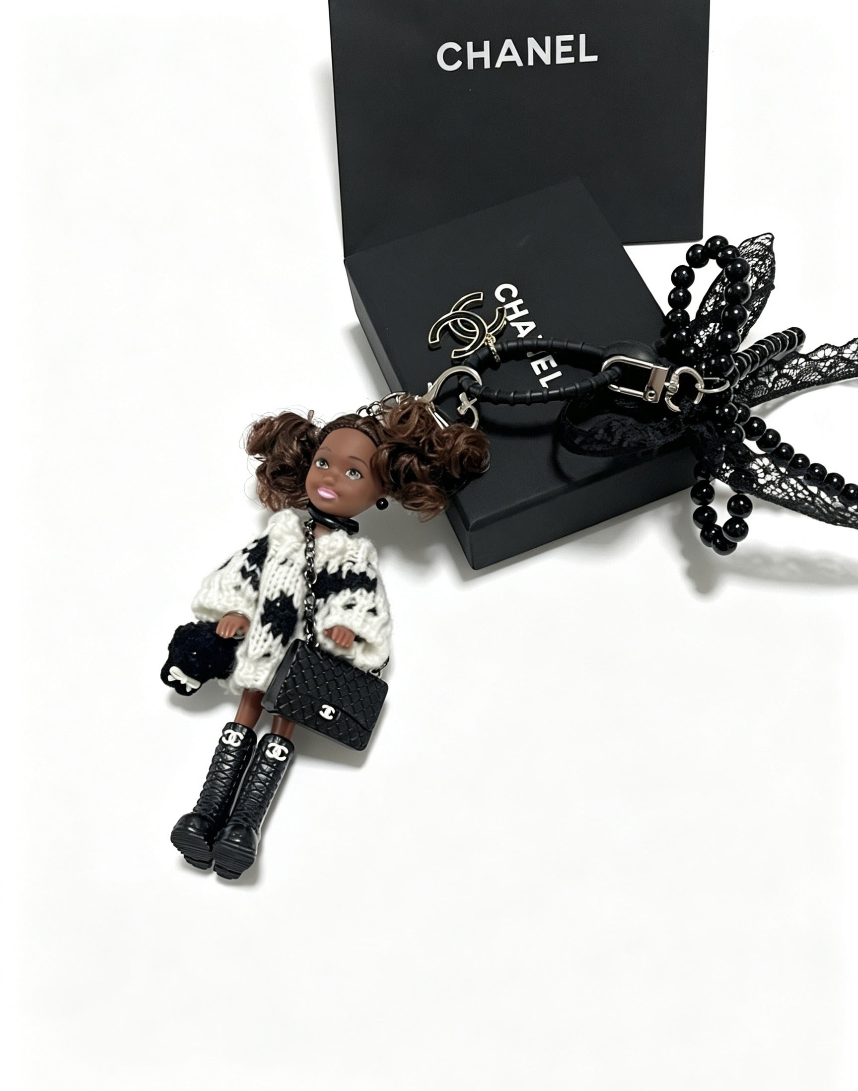 Chanel Vintage-Finish Keychain
